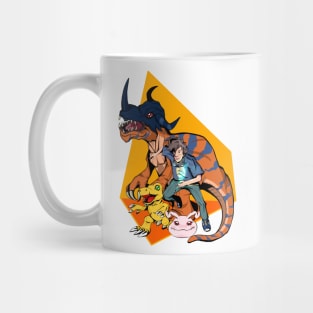 Digital Yellow Monster Mug